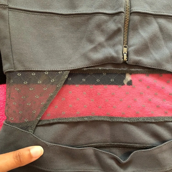 Sheer Mesh low back mini dress size small - Picture 13 of 16